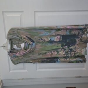 Parsley & Sage Multicolor Cowl Neck Top